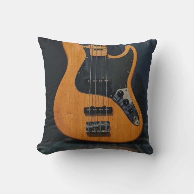 Best Bassist Ever Throw Pillow (Front)