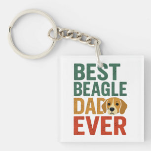 Best Beagle Dad Ever Keychain