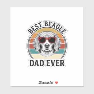 Best Beagle Dad Ever Vintage Beagle Shirt Design_1