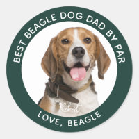Best Beagle Dog Dad by Far Pet Photo Custom