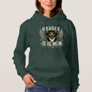 Best Beagle Dog Mom Ever - Beagle Dog Lover Gift Hoodie