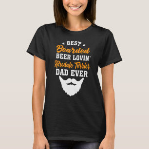 Best Bearded Beer Lovin' Chinese Shar Pei Dad T-Shirt