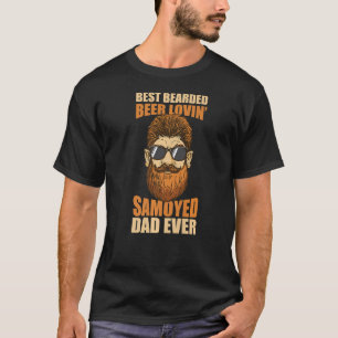 Best Bearded Beer Lovin' Samoyed Dad Father's Day T-Shirt