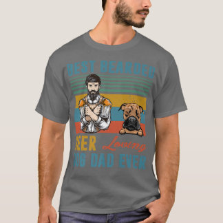 Best Bearded Beer Loving Dog Dad Ever Boer Dog Lov T-Shirt