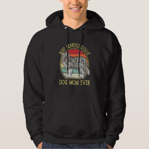 Best Bearded Collie Dog Mom Hoodie