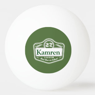 Best Beer Personalized Ping Pong Ball