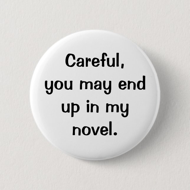 Best behaviour 2 inch round button (Front)