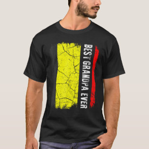 Best Belgian Grandpa Ever Belgium Flag Father's Da T-Shirt