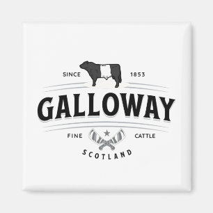 Best Belted Galloway Cattle Breed Badge Belties Magnet