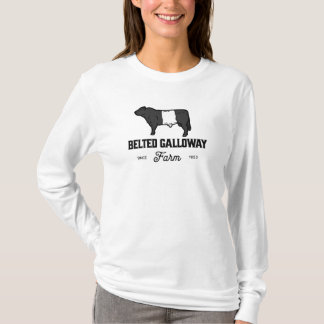 Best Belted Galloway Cattle Breed Badge Belties T- T-Shirt