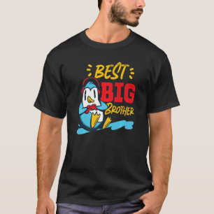 Best Big Brother Gaming Penguin  T-Shirt
