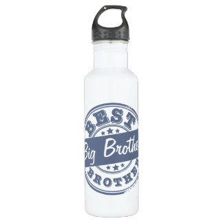 Best Big Brother - rubber stamp effect - 710 Ml Water Bottle