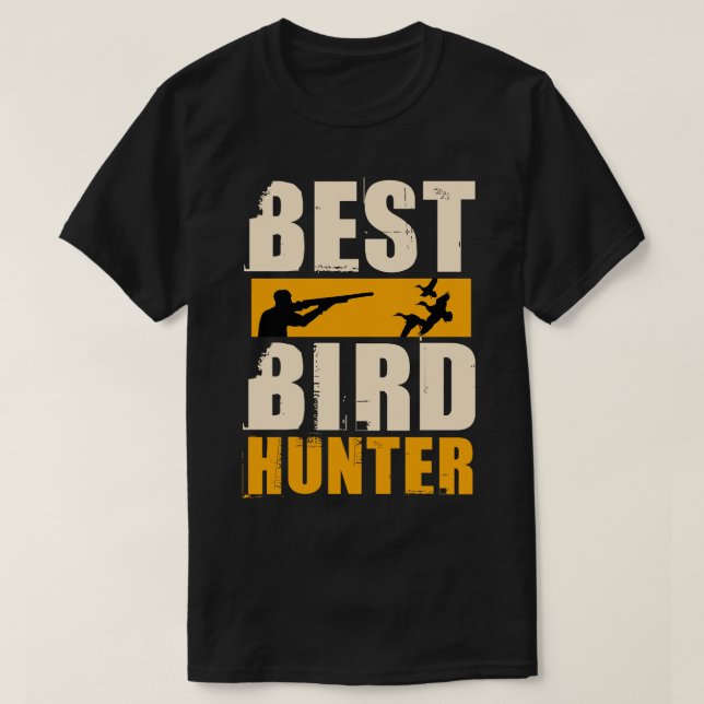 Best Bird Hunter T-Shirt (Design Front)