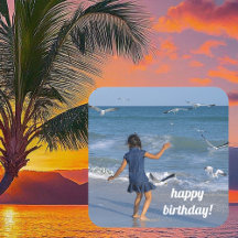 Best Birthday Wishes Blue Water Beach Photo
