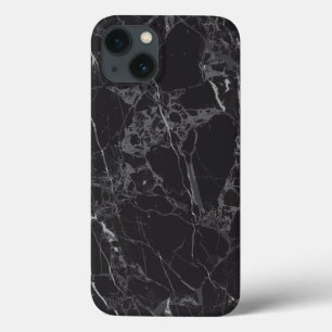 best black marble iPhone 13 case