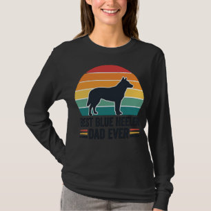 Best Blue Heeler Dad Ever Vintage Dog Dad Design_1 T-Shirt