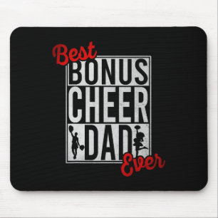 Best Bonus Cheer Dad Ever Cheerleading  Mouse Pad