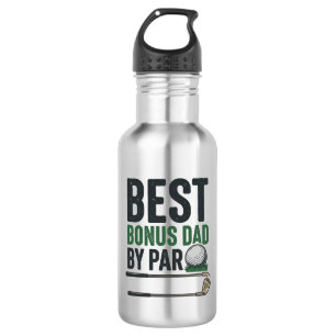 Best Bonus Dad by Par Golf Shirt Design_1 532 Ml Water Bottle