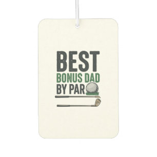 Best Bonus Dad by Par Golf Shirt Design_1 Air Freshener