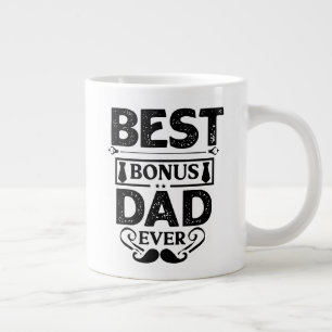 Best Bonus Dad Ever Large Coffee Mug