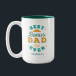 Best Bonus Golfing Birthday Dad Ever Fathers Day Two-Tone Coffee Mug<br><div class="desc">Fathers Day Best Bonus Golfing Birthday Dad Ever Golf Balls that you can customize with dad's name</div>