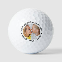 Best BONUS MOM By Par Personalized Photo