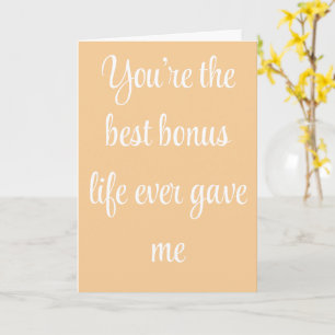 Best Bonus Mom Love Quote Heartfelt Card