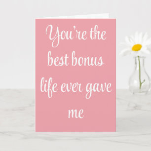 Best Bonus Mom Love Quote Heartfelt Card