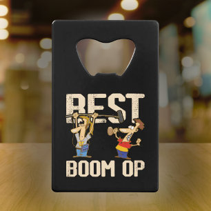 Best Boom Op - Film Crew Gift Credit Card Bottle Opener