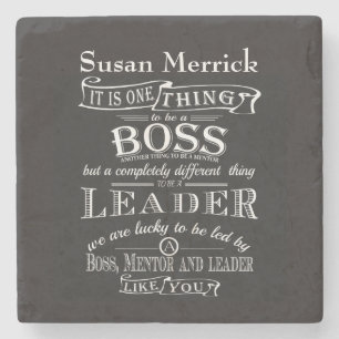 Best Boss Appreciation Gift  Coaster Custom
