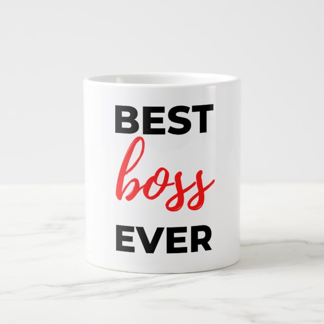 Best Boss Ever 2 Large Coffee Mug (Front)