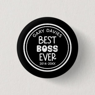 Best Boss Ever Button