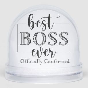 Best Boss Ever Entrepreneurs Picture Leadership  Snowglobe