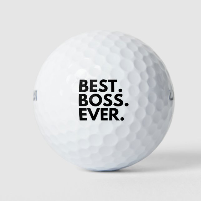 BEST BOSS EVER GOLF BALLS (Front)