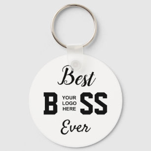 Best Boss Ever & Logo Keychain