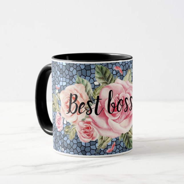 Best boss ever mug (Front Left)