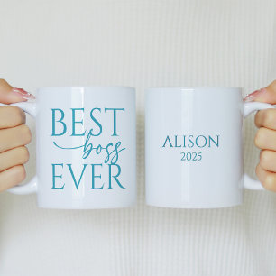Best Boss Ever Personalized Coffee Mug