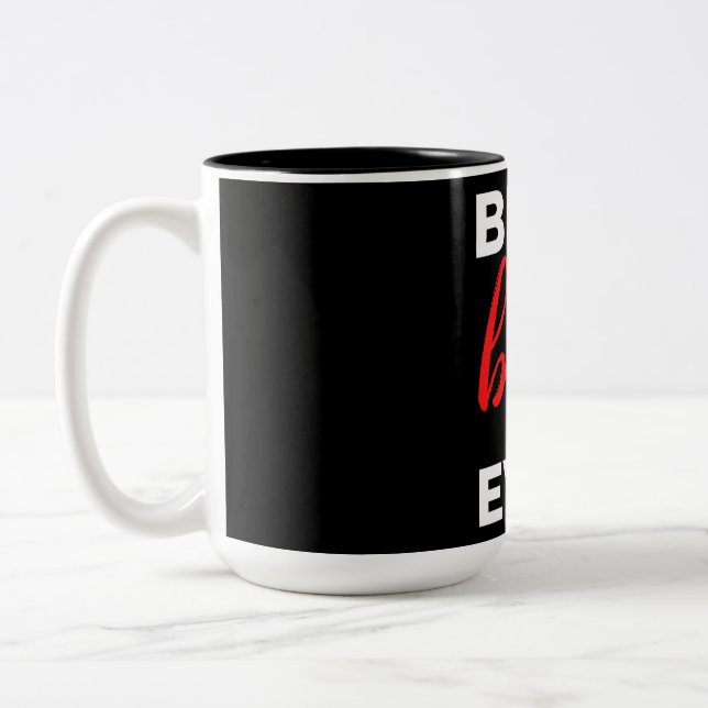 Best Boss Ever Two-Tone Coffee Mug (Left)