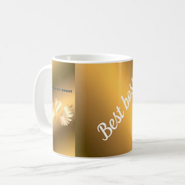 Best boss GOLD Coffee Mug (Front Left)