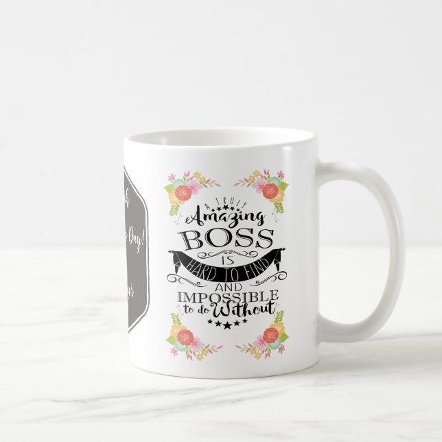 best boss mug, customised mug, amazing boss coffee mug (Right)