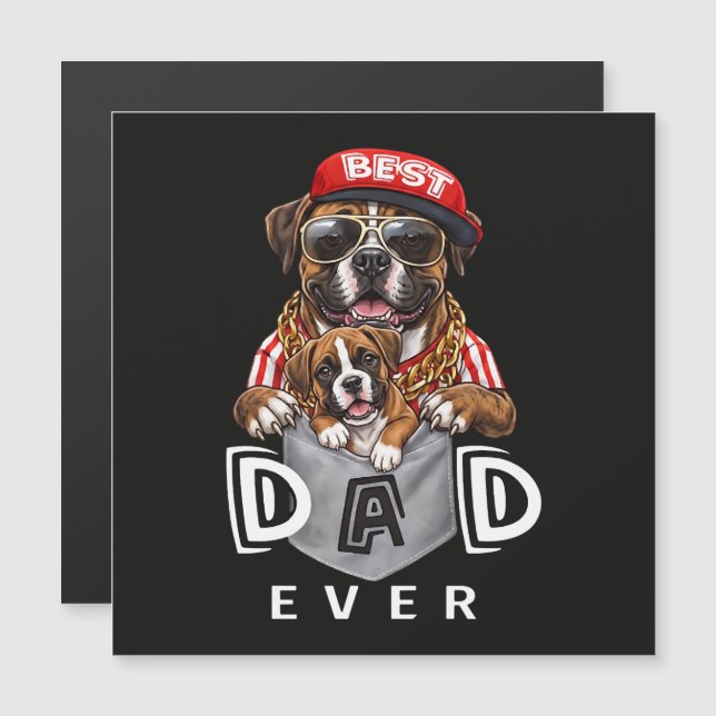 Best Boxer Dad Ever (Front/Back)