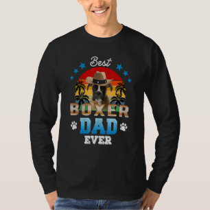 Best Boxer Dad Ever Best Dad Dog  Men T-Shirt