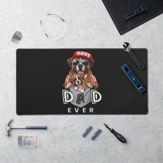 Best Boxer Dad Ever Desk Mat