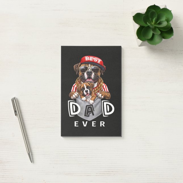 Best Boxer Dad Ever Post-it Notes (Office)