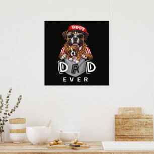 Best Boxer Dad Ever Poster