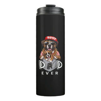 Best Boxer Dad Ever Thermal Tumbler