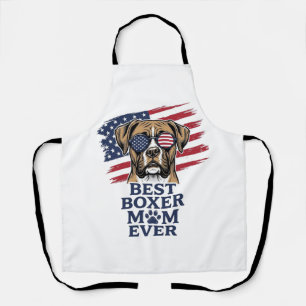 Best Boxer Mom Ever Patriotic Dog Shirt Design_1 Apron