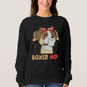 Best Boxer Mom Mommy Dog Owner Mother Sweatshirt