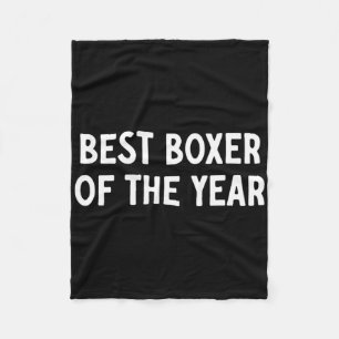 Best Boxer Of The Year  Fleece Blanket