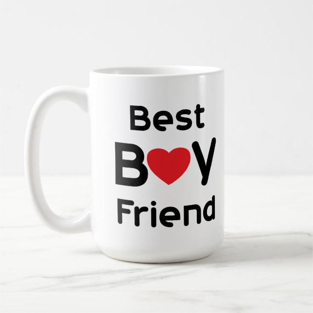 Best BoyFriend Coffee Mug (Left)